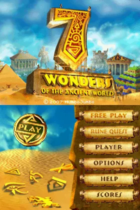 7 Wonders of the Ancient World (USA) screen shot title